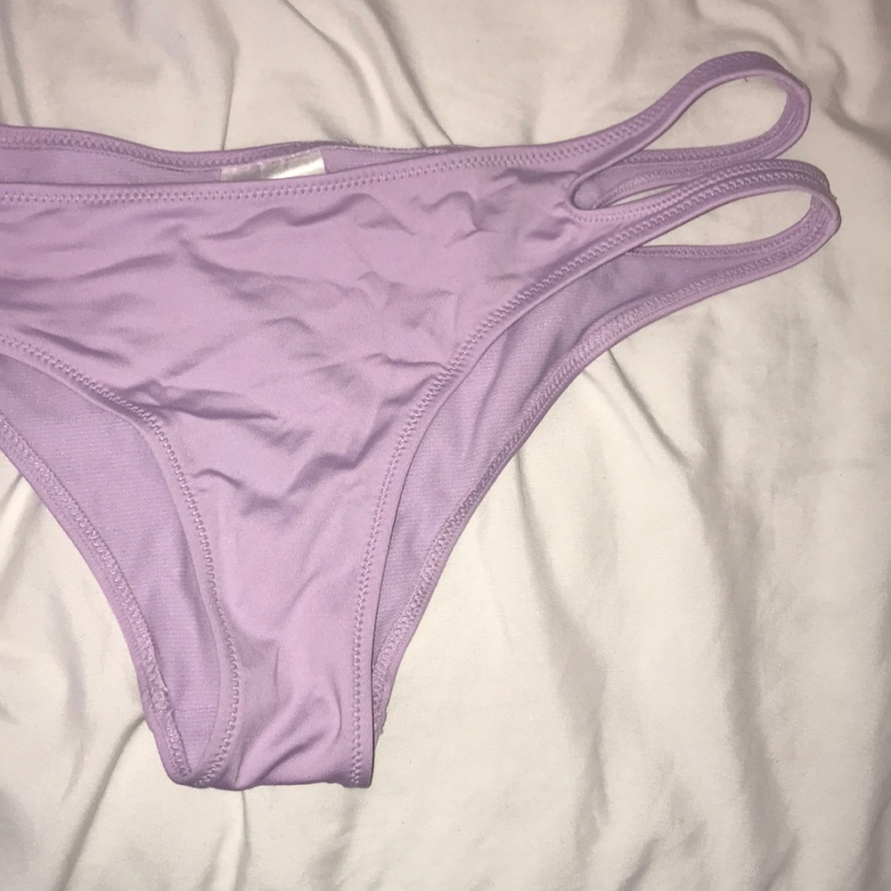 Purple bikini bottom